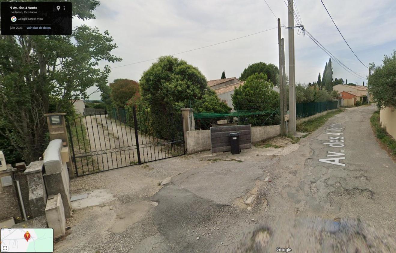 Studio Independant Avec Parking Ferme Et Securise Ledenon Экстерьер фото